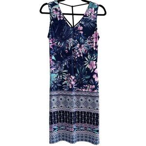 San Francisco Exotic Floral Boho Dress